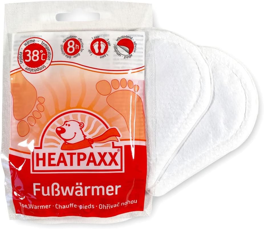 HeatPaxx Fusswärmer | 5, 10, 15, 30 und 40 Paar | EXTRA WARM | Hauchdünne Zehenwärmer, Wärmepads | f