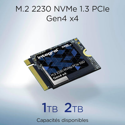 Integral NVMe SSD 2TB M.2 PCIe Gen4 x4 | M2 SSD PCIe 4.0 - Read Speed bis zu 4900MB/s, Write Speed b