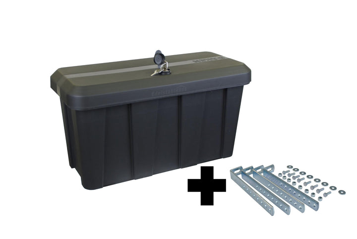 Deichselbox Daken Blackit Lite, Werkzeugkasten, Gurtkiste, Anhängerbox, Staukiste, Daken B24-2 + Ver