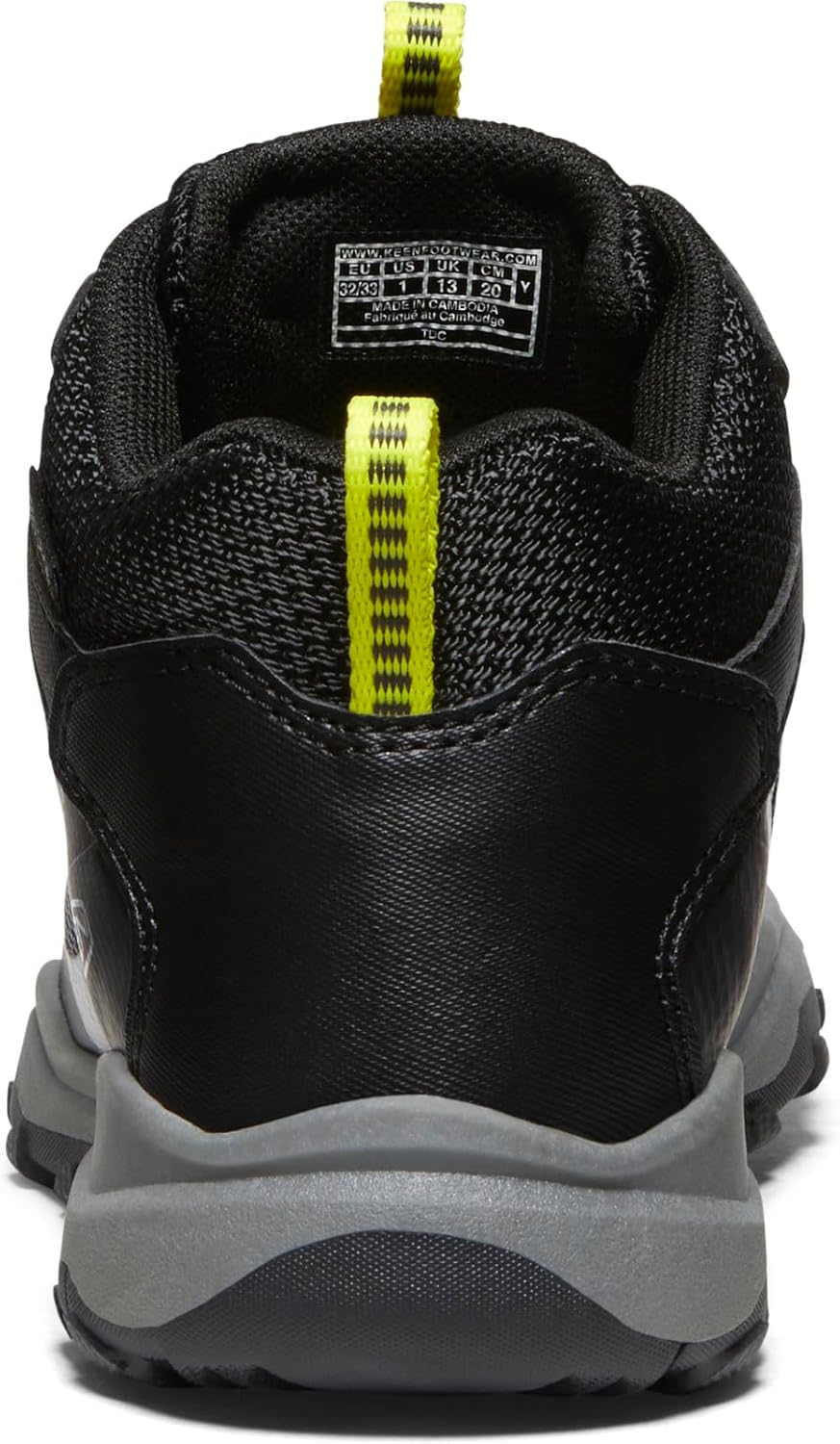 KEEN Unisex Kinder Wanduro Mid Waterproof, Schwarz Silber