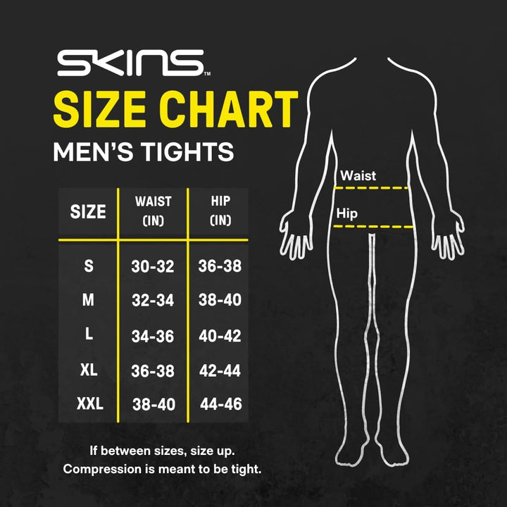 Skins Herren Series-5 Half Tights S Schwarz, S Schwarz