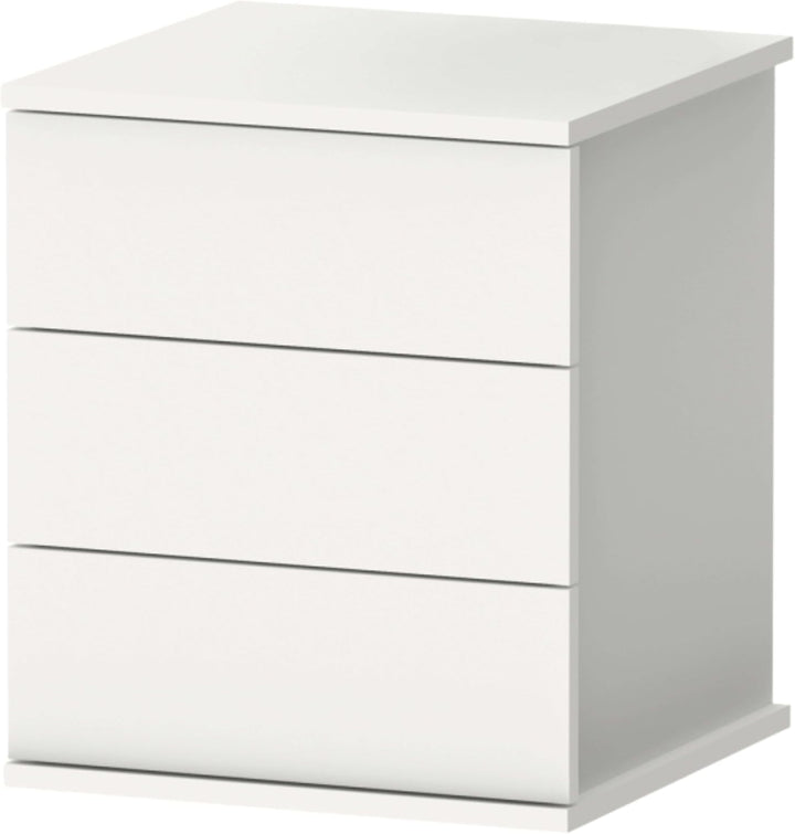 MUEBLES PITARCH ELSA Tisch, Spanplatte aus Partikeln und Melamin mit hoher Dichte, weiss, 48.5 x 41