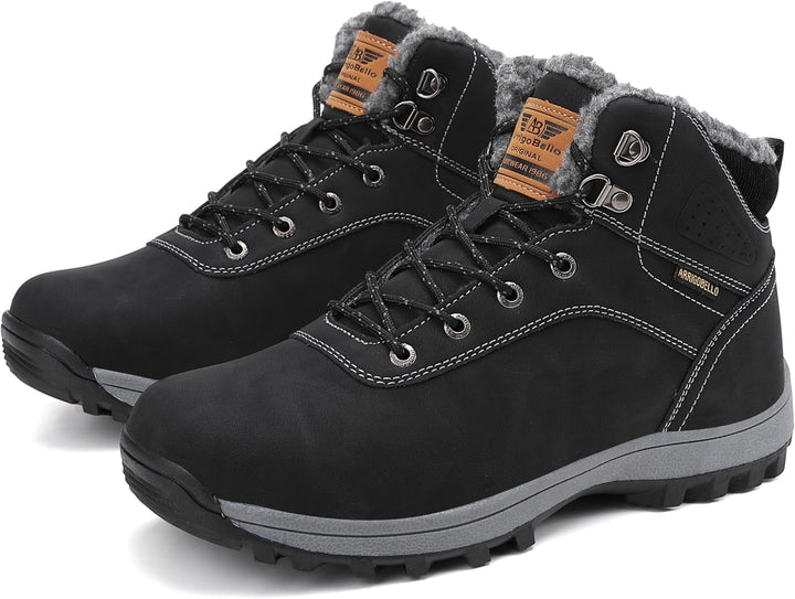 ARRIGO BELLO Winterschuhe Damen Herren Gefüttert Winterstiefel Unisex Rutschfest Schneestiefel Wärme