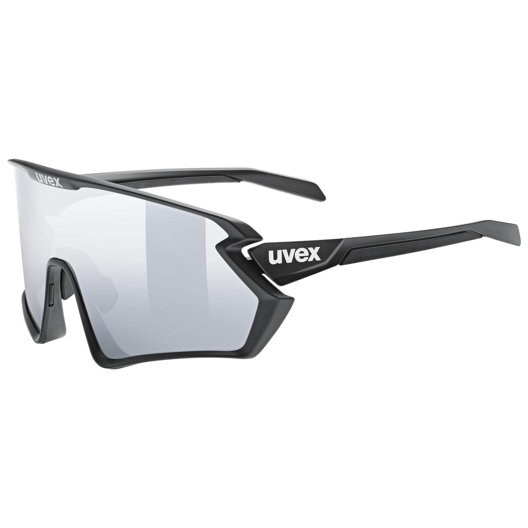 uvex Unisex Sportstyle 231 2.0 Set Sportbrille (1er Pack) Einheitsgrösse Black Matt/Silver, Einheits