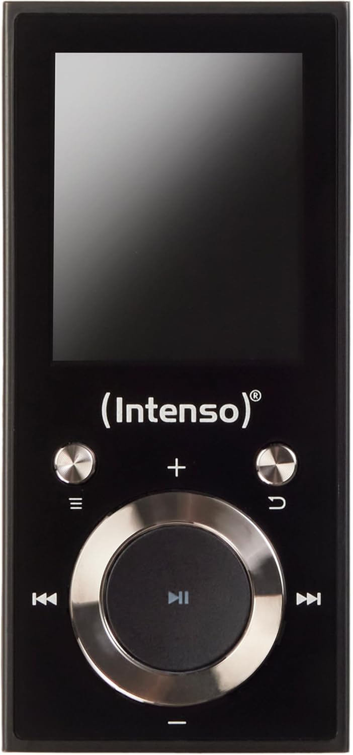 Intenso MP3 Player Video Scooter 1,8 Zoll Bluetooth schwarz schwarz 16GB Single, schwarz 16GB Single