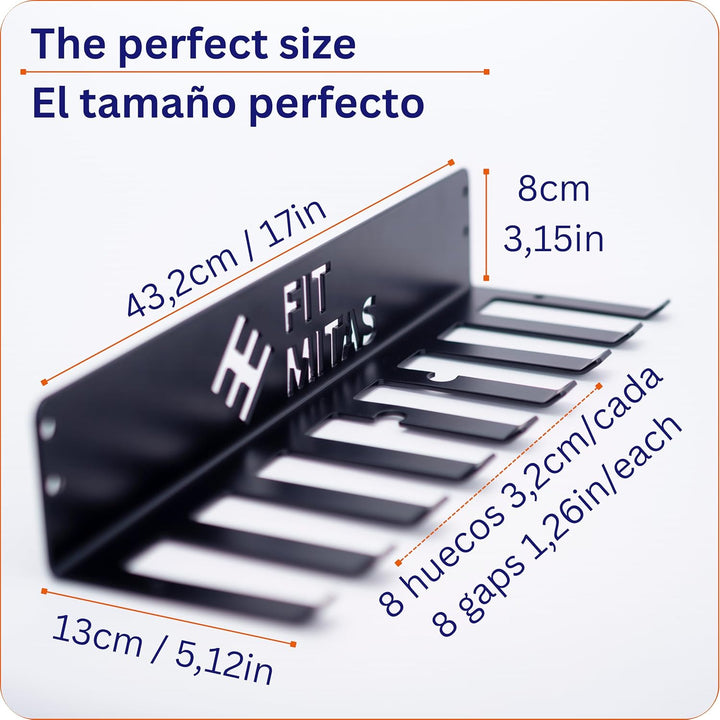 Sportgerätehalter | Ständer für Fitnesscenter | Organizer für Heimstudio | Wandhalterung für elastis