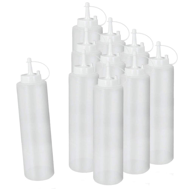 10er SET METALTEX 252964000 Squeezy Saucenspender 700 ml, Kunststoff/Ketchup/Senf/Sossenspender