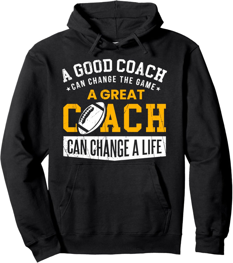 American Football Coach Gift Appreciation Sports Team Season Pullover Hoodie