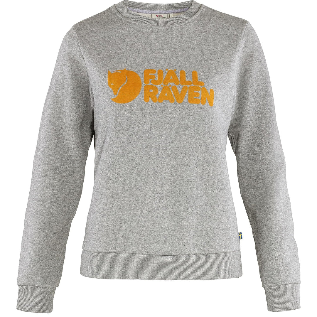 Fjallraven Damen Logo Sweatshirt M Grey-melange, M Grey-melange