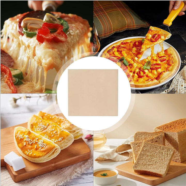 Grill Pizzastein,Backblech Für Küche | Keramik Pizzaplatte Zum Kochen Grillen Backen Brot Innen Auss