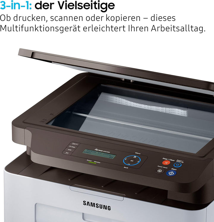 Samsung Xpress SL-M2070W , Monochrom /XEC Laser Multifunktionsgerät (Drucken, scannen, kopieren, WLA