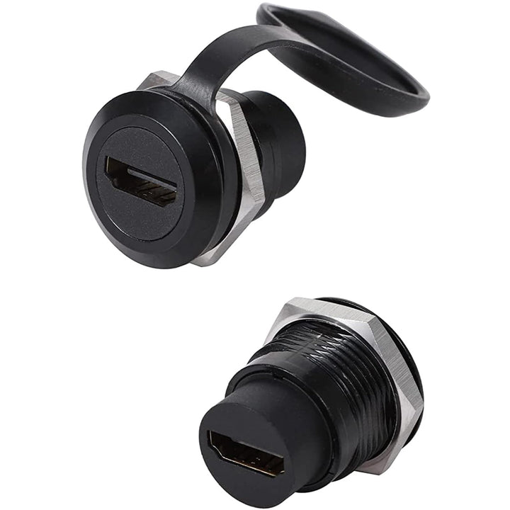 PENGLIN 2 STÜCK HDMI 2.0 Anschluss für Panelmontage, HDMI Durchgangskabel Koppler 4K 30Hz 3D und HDR