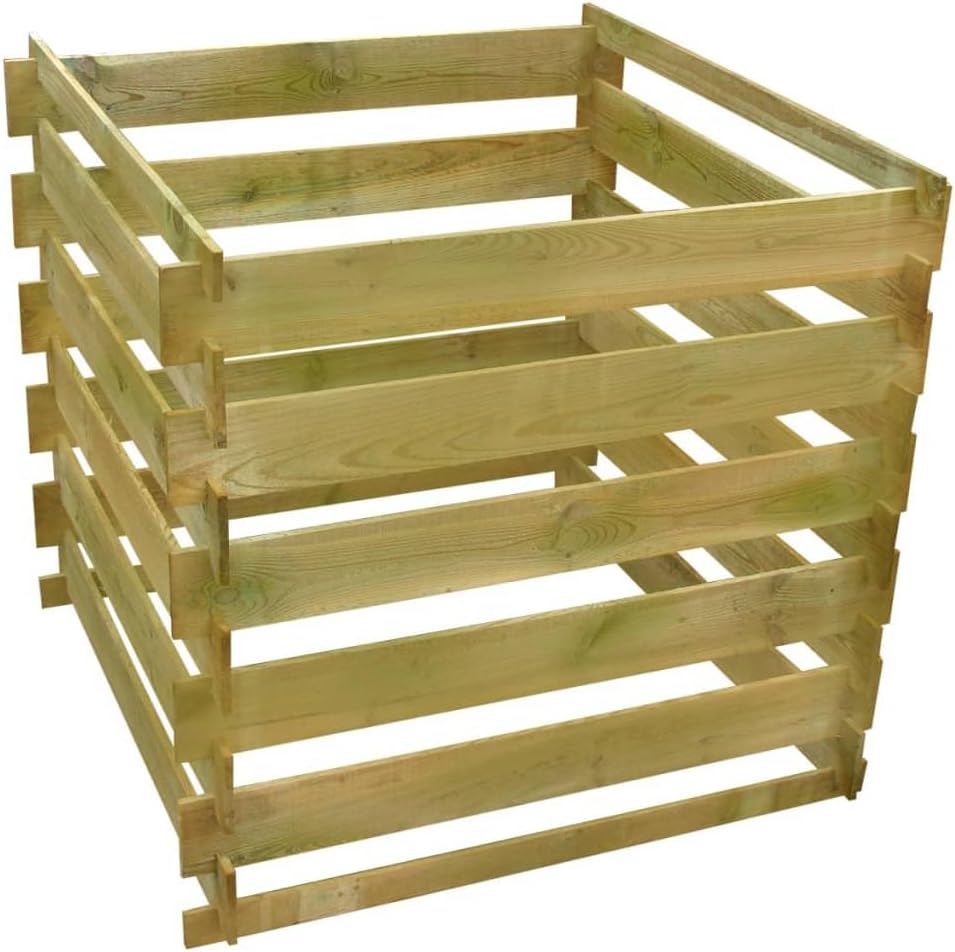Generisch Lattenkomposter 0,54 m3 Quadratisch Holz,Heim &amp; Garten,Rasen &amp; Garten,Gartenpflege,Kompost