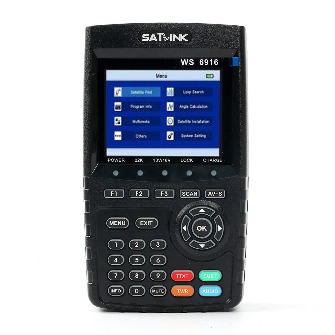 Satfinder SATLINK DVB-S / S2 HD Digital Satellitenfinder TV Signal Finder Meter mit MPEG-2 / MPEG-4