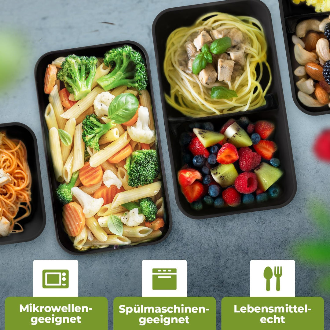Moritz & Moritz 2er Set Bento Box Japanisch - Perfekte Lunchbox für Erwachsene und Kinder - Brotdose