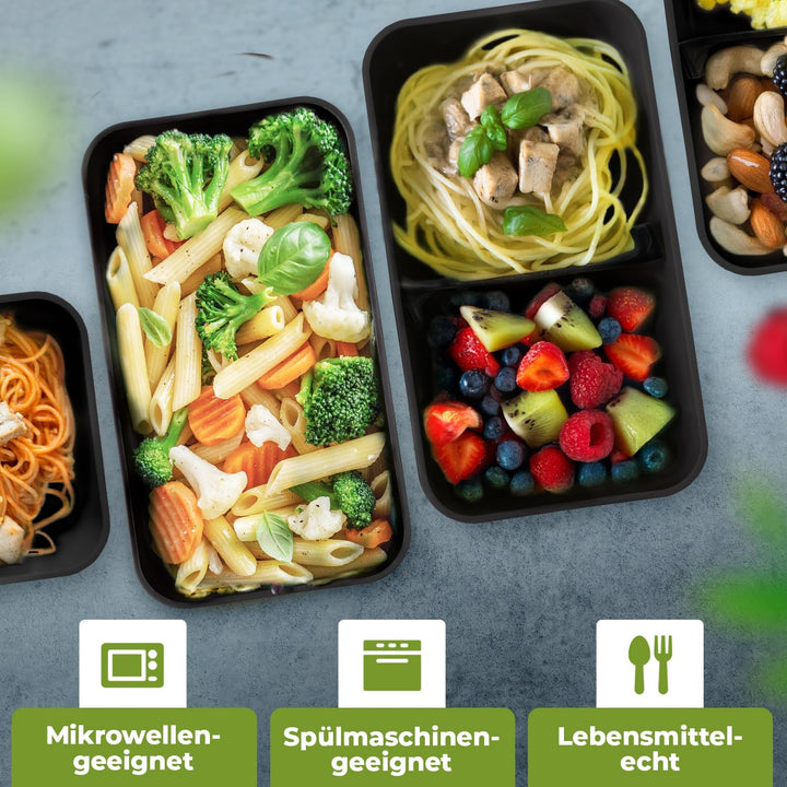 Moritz & Moritz 2er Set Bento Box Japanisch - Perfekte Lunchbox für Erwachsene und Kinder - Brotdose