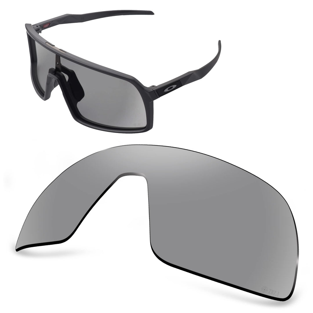 AOZAN ANSI Z87.1 Ersatzgläser kompatibel mit Oakley Sutro OO9406 Sonnenbrille Gainsboro Polarisiert,