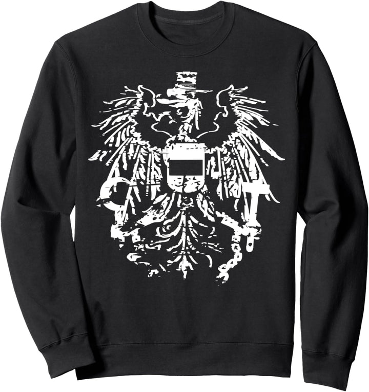 Österreich Austria Damage Retro Wappen Adler Leiberl Sweatshirt