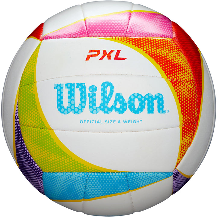 Wilson Volleyball PXL, Outdoor Volleyball Grösse 5, langlebiges Material, perfekte Spielbarkeit