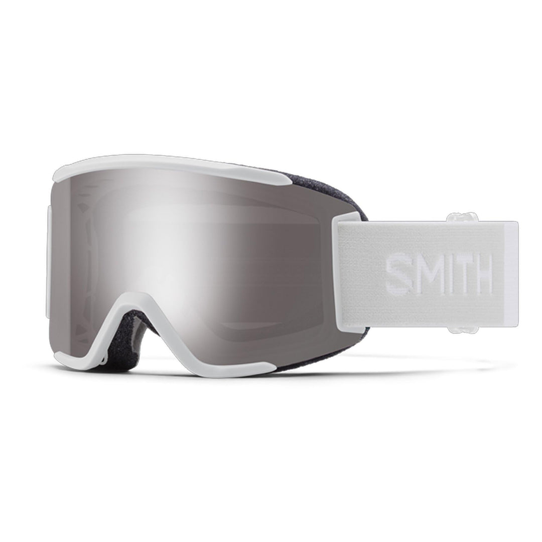 Smith Squad S ChromaPOP Skibrille, white vapor-sun platinium mirr
