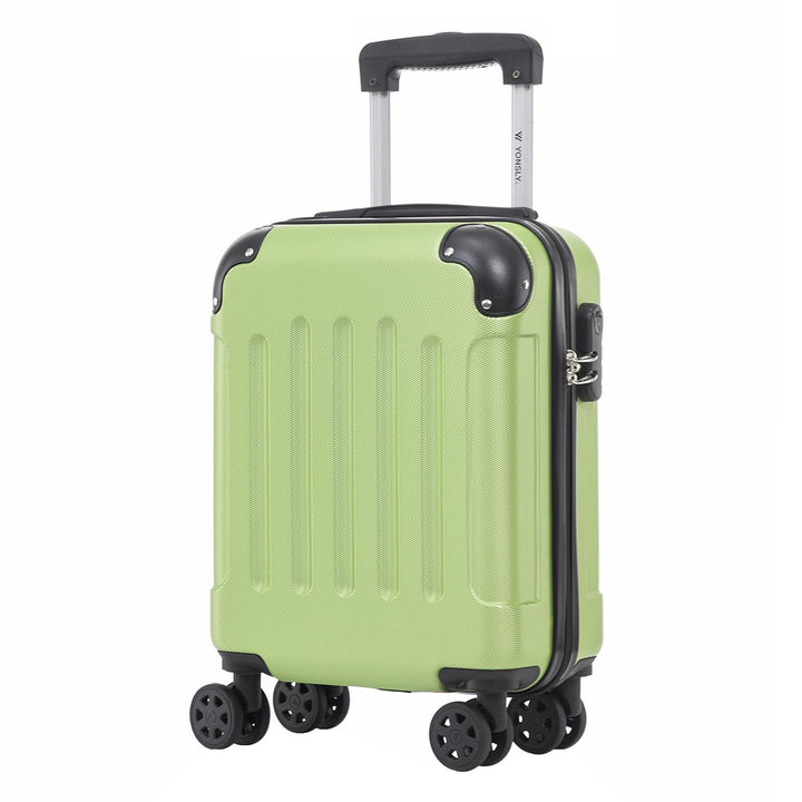 yonsly Trolley Koffer Suitcase, Reisekoffer, Rollkoffer Handgepäck, Hartschalenreisekoffer mit 4 Rol