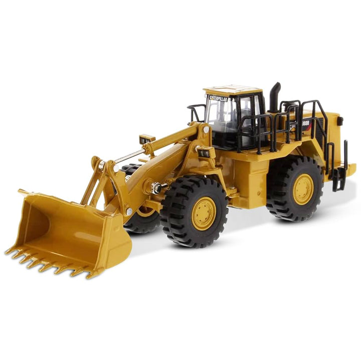Diecast Masters Caterpillar Radlader 988H, detailgetreues CAT Baufahrzeug in Displayfenster-Box, Mas
