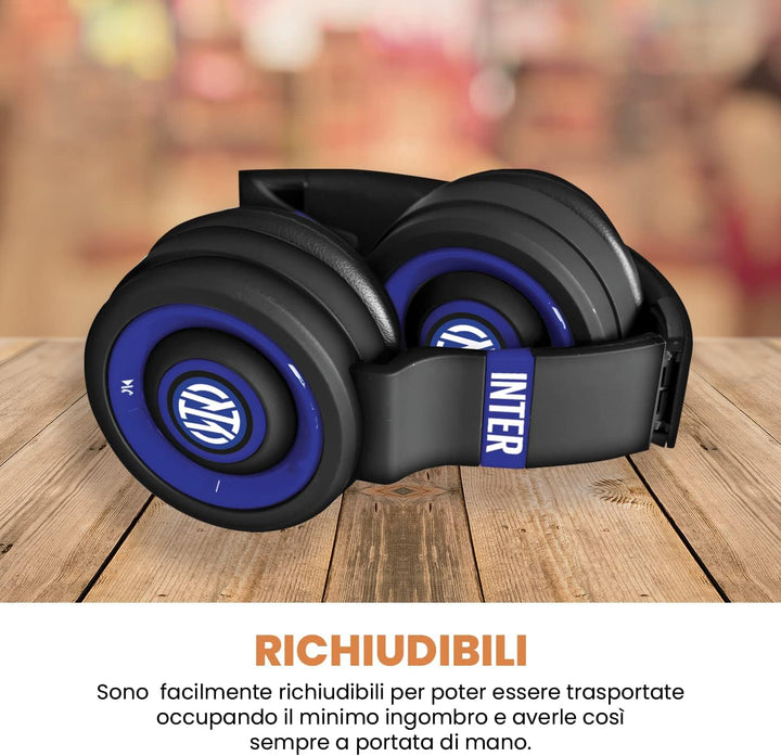 TECHMADE Inter Kabellose Kopfhörer, Over-Ear, kabellos, zusammenklappbar, Kopfhörer mit eingebautem