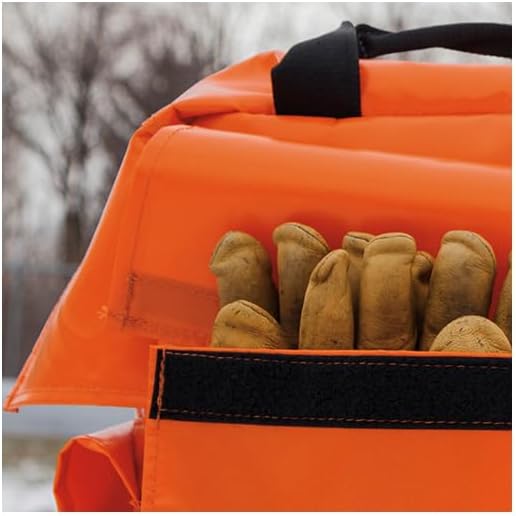 Klein Tools 5185ORA Lineman Rucksack, Orange, Orange
