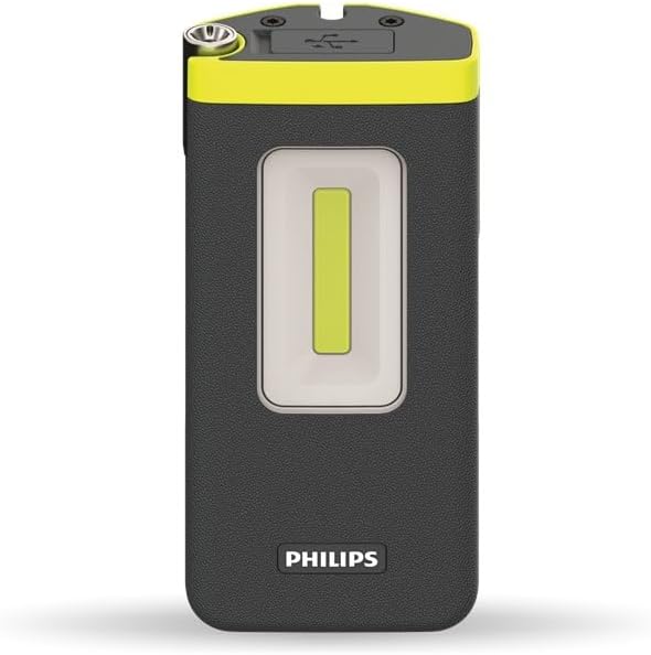 Philips Xperion 6000 Pocket LED-Arbeitsleuchte, kompakte wiederaufladbare Werkstattlampe, Taschenlam