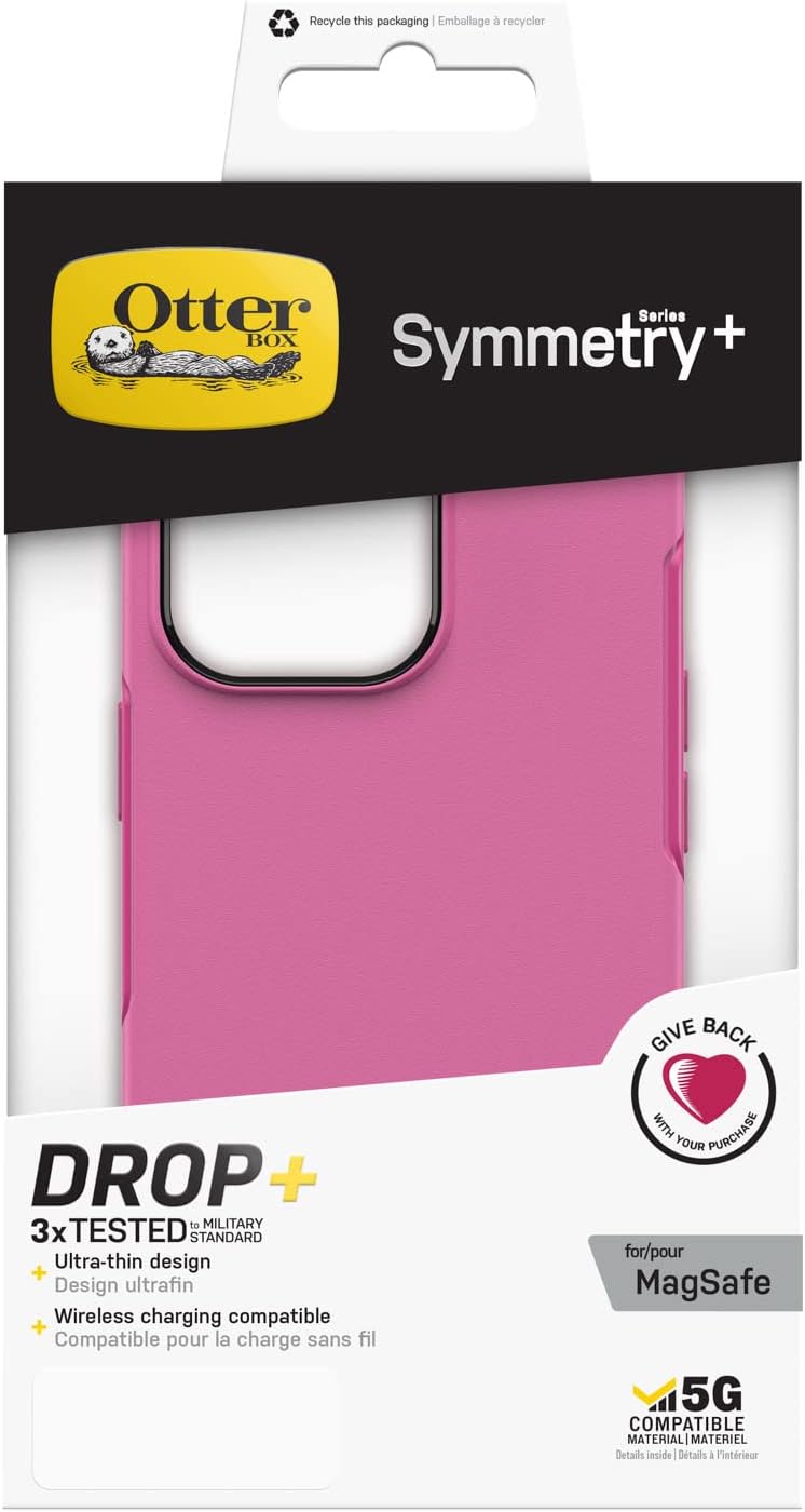 OtterBox Symmetry+ Hülle für iPhone 13 Pro mit MagSafe, stossfest, sturzsicher, schützende dünne Hül