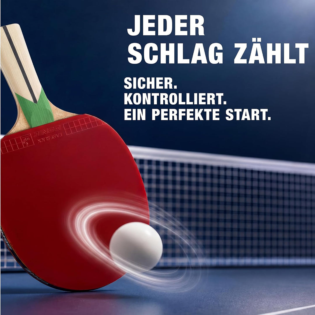 Donic-Schildkröt Tischtennis-Geschenkset Top Team 500, 1 Schläger, 3 Bälle inkl. Schlägerhülle, im B