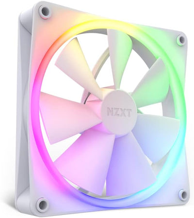 Nzxt F140 RGB Fans - RF-R14DF-W1 - Erweiterte Anpassung der RGB-Beleuchtung – Flüsterleise Kühlung –