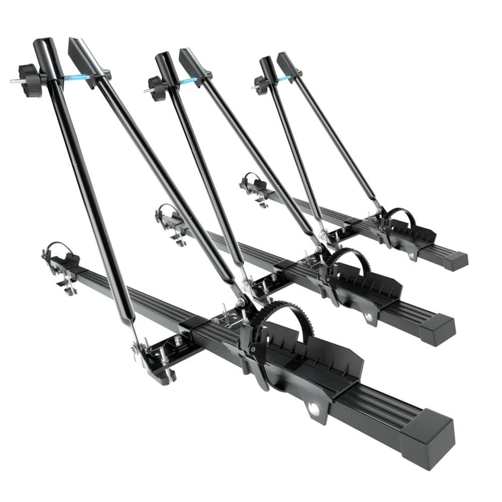 Mossa 3X Dachfahrradträger, Dachfahrradhalter mit Stahlbalken - BR9515