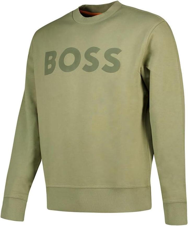 BOSS Herren Webasiccrew 10244192 01 Sweatshirt XL 370open Green, XL 370open Green