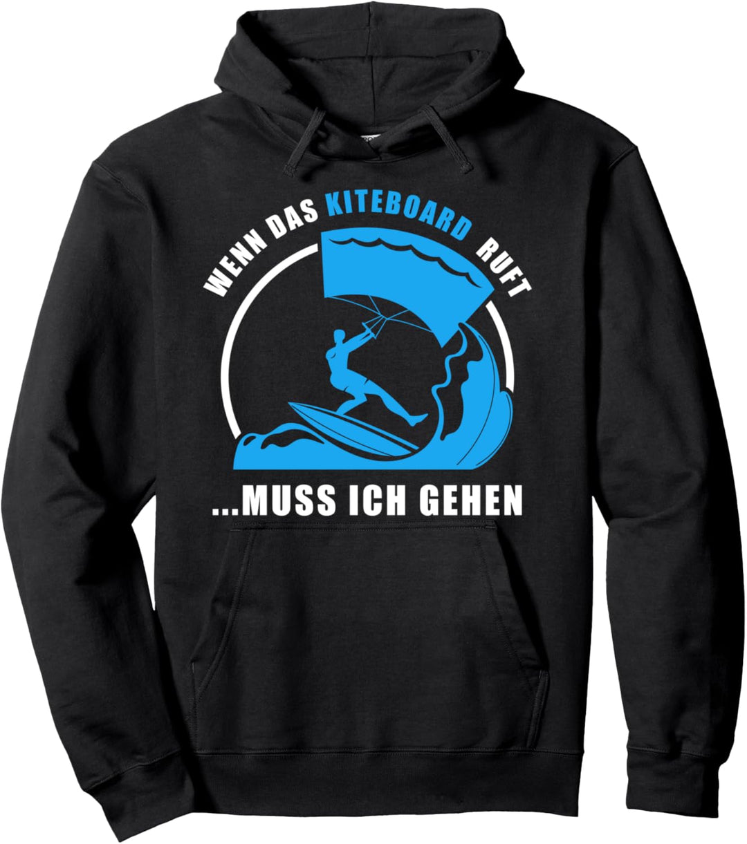 Kiteboard Kiteboarding Kitesurfing Pullover Hoodie