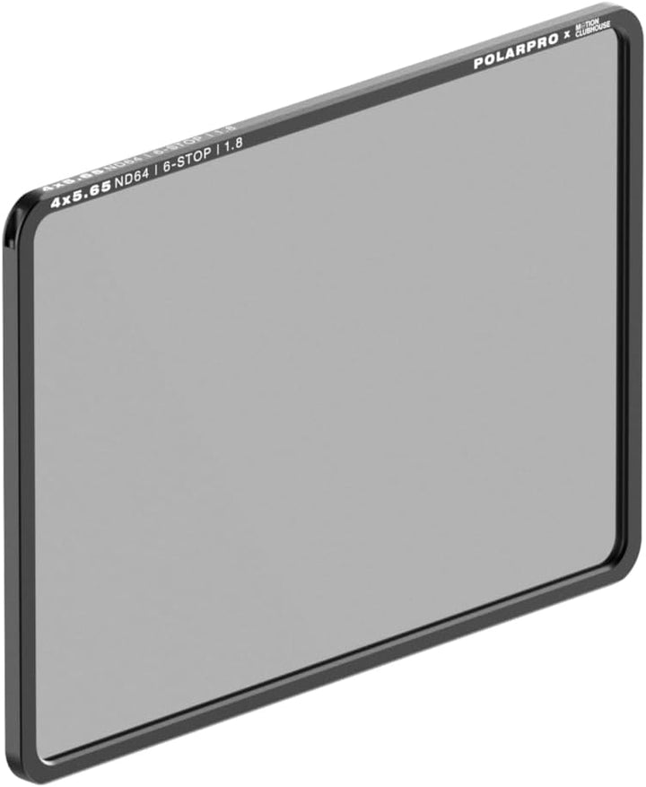 PolarPro - ND64-4x5.65 Filter - Vollständig ummantelte Filter - 6-Stop Neutraldichte - Aluminiumrahm