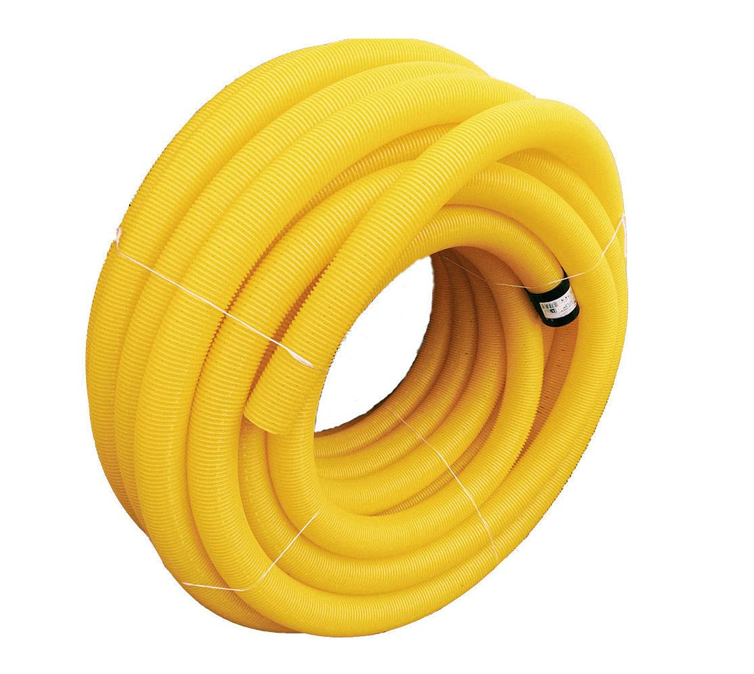 DN50 DN 50 mm Drainagerohr 50m 100m PP Drainageschlauch geschlitzt Drainage (50mm x 100 m), 50mm x 1