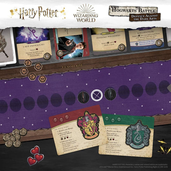 USAopoly - Harry Potter: Hogwarts Battle - Defence Against The Dark Arts - Board Game, Harry Potter:
