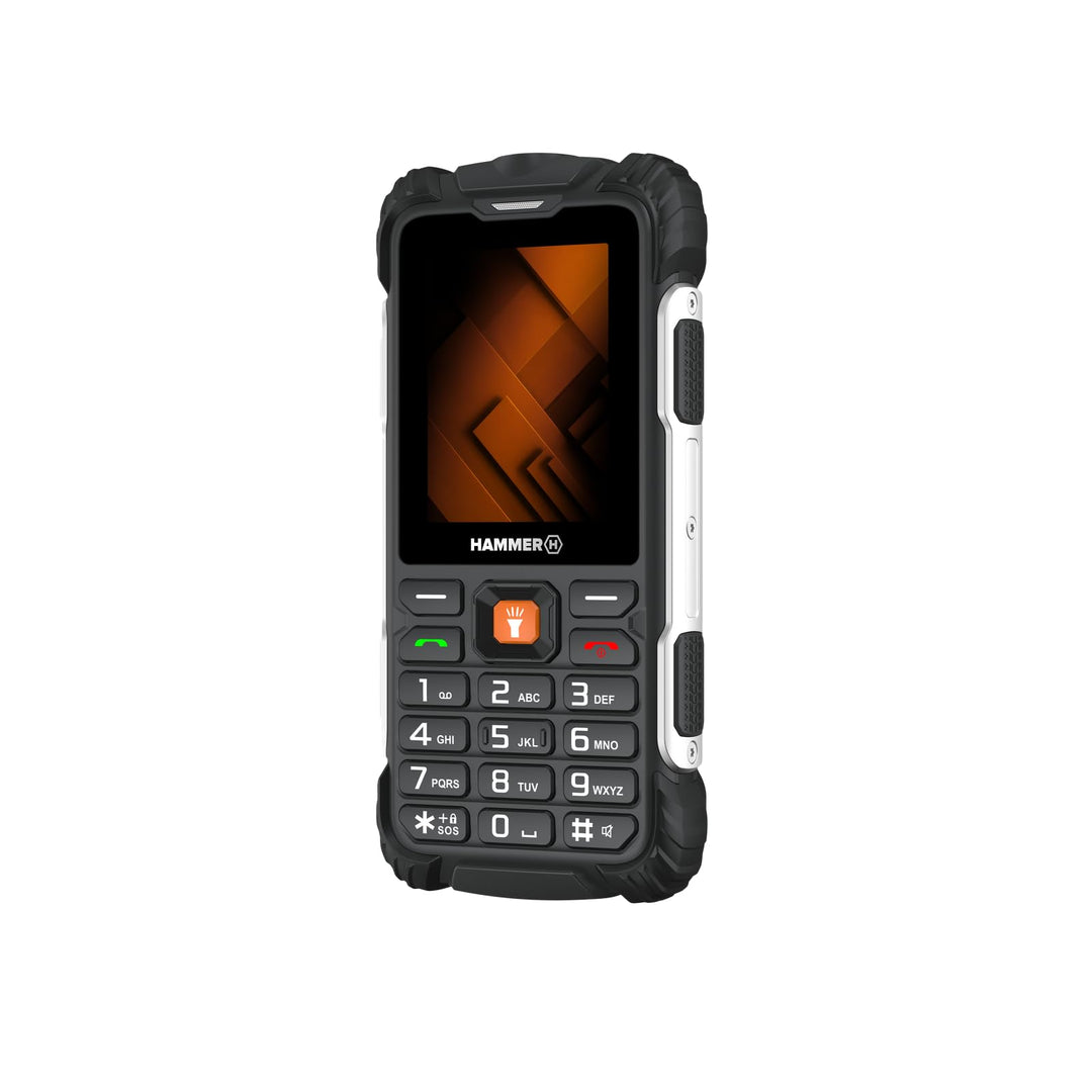 Hammer H Forge Outdoor Handy ohne Vertrag, 2300mAh Akku, 32 GB, 2,4" TFT Display, grosse Tasten, Tas