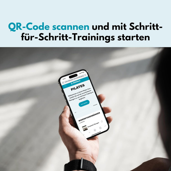 Pilates Set, Pilates Ball, Gymnastikband, Theraband, Terrabänder, Widerstandsbänder, Fitnessbänder -