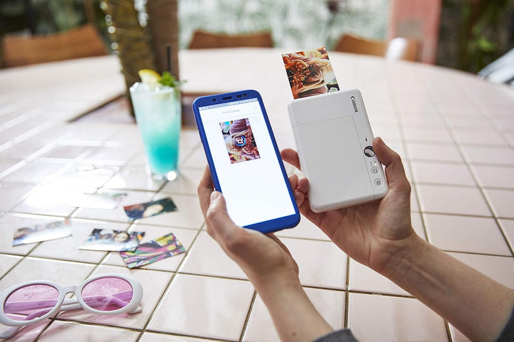 Canon Zoemini S Sofortbildkamera Mini Fotodrucker digital 8 MP (Sucher, Ringblitz/ LED Blitz, Micro