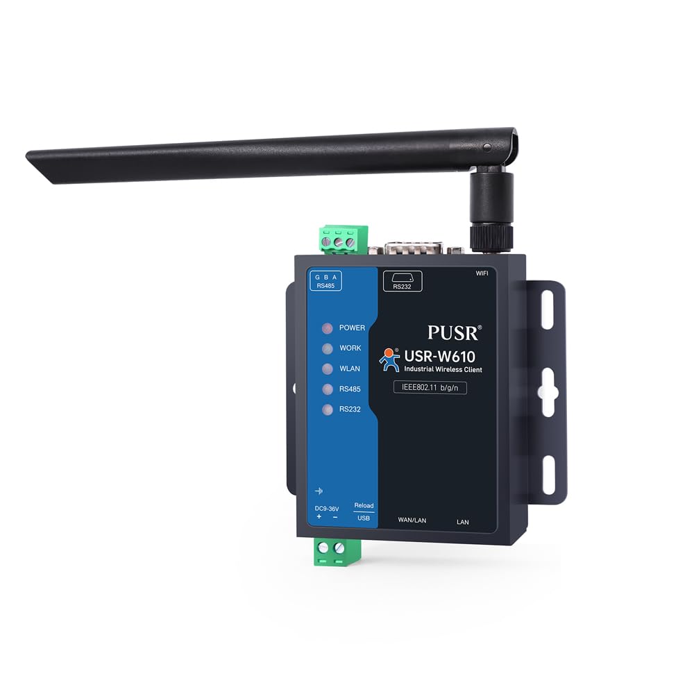 Serieller RS485 RS232 zu industriellem WiFi Client Wireless Modbus Gateway MQTT Protokoll (1 WAN/LAN