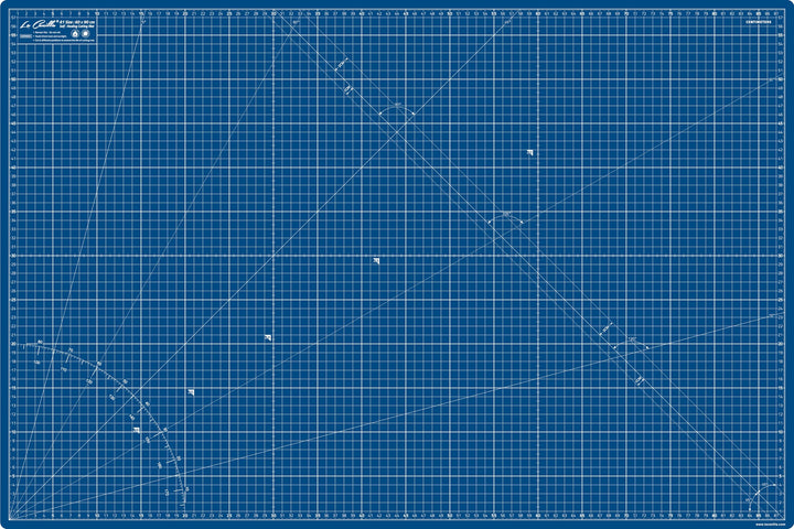 La Canilla Schneidematte A1 Selbstheilend (60x90 cm - 36x24") Cutting Mat Schneideunterlage für Bast