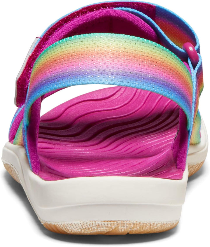 KEEN Unisex Kinder Elle Backstrap Slingback Sandalen 30 EU Rainbow Festival Fuchsia, 30 EU Rainbow F