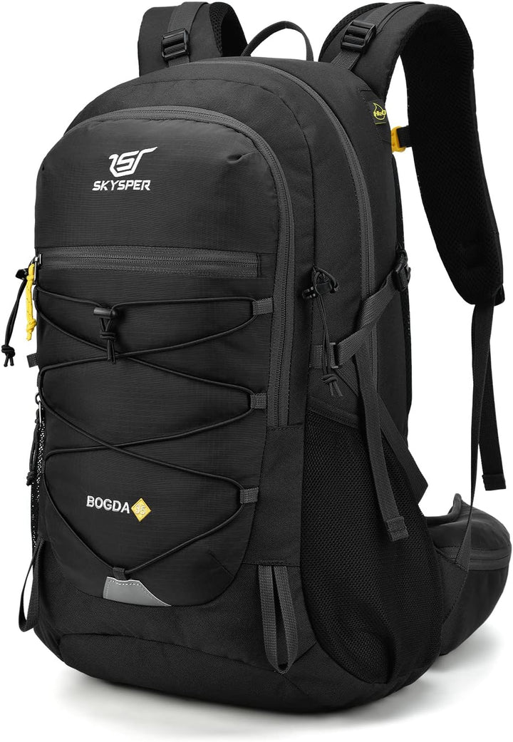 SKYSPER BOGDA 35 Wanderrucksack 35L Camping Backpack mit Rückenbelüftung & Trinksystem Trekkingrucks