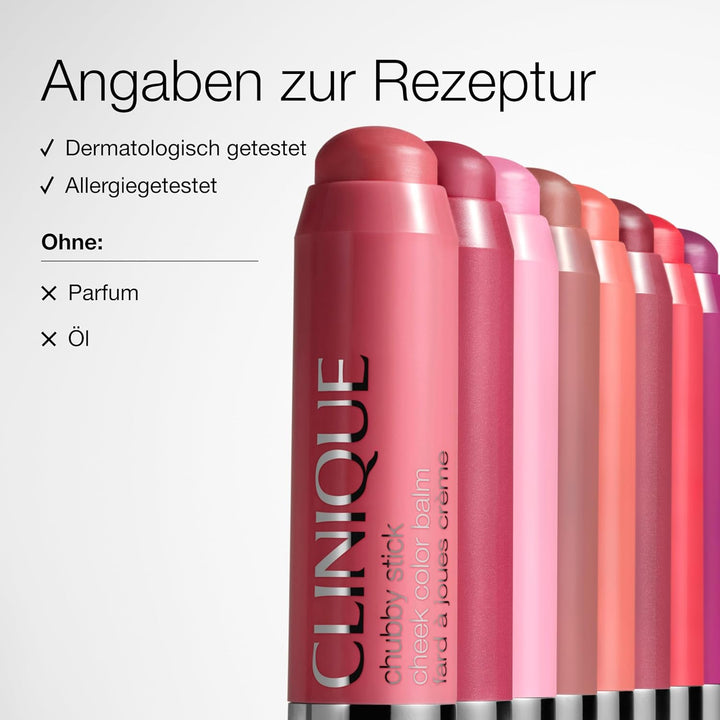 Clinique Chubby Cream Blush Stick Cheek Colour Balm, 6 g Grandest Guava Grandest Guave, Grandest Gua