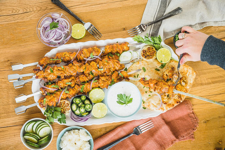 Napoleon 64008 Rotisserie Schaschlikspiesse Set Grillzubehör Edelstahl