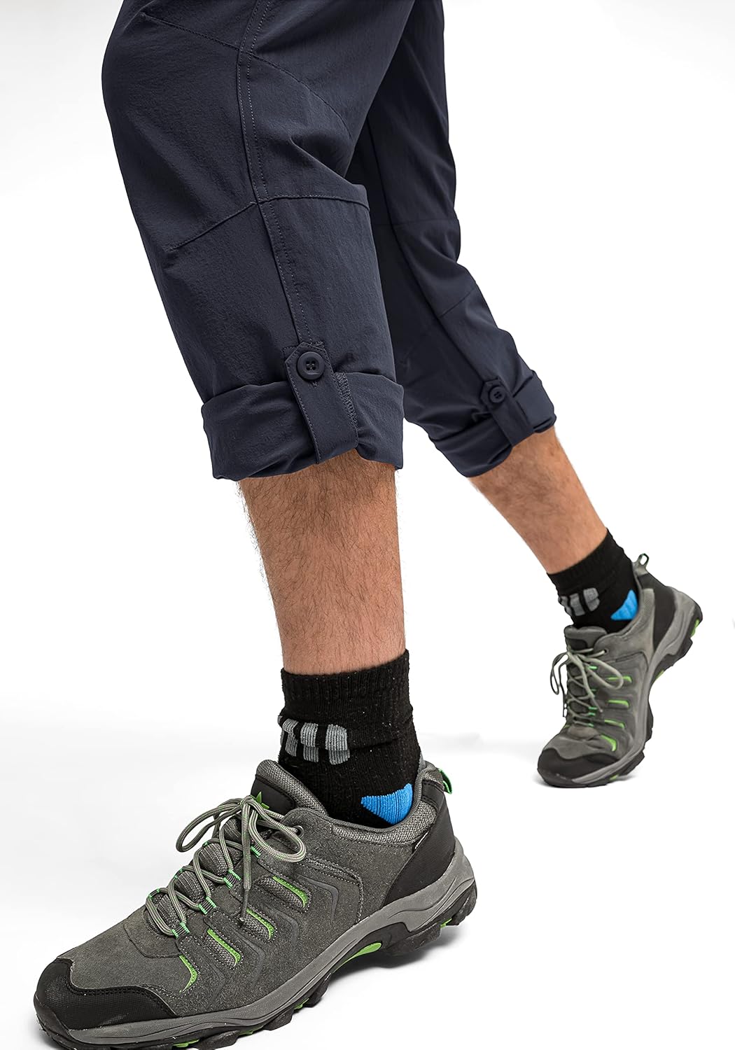 Maier Sports Herren Outdoorhose Nil, funktionale Wanderhose, atmungsaktive Trekking-Hose mit Rollup-