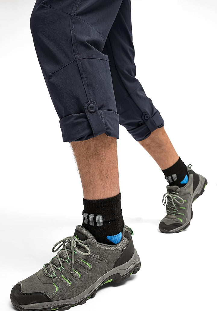 Maier Sports Herren Outdoorhose Nil, funktionale Wanderhose, atmungsaktive Trekking-Hose mit Rollup-