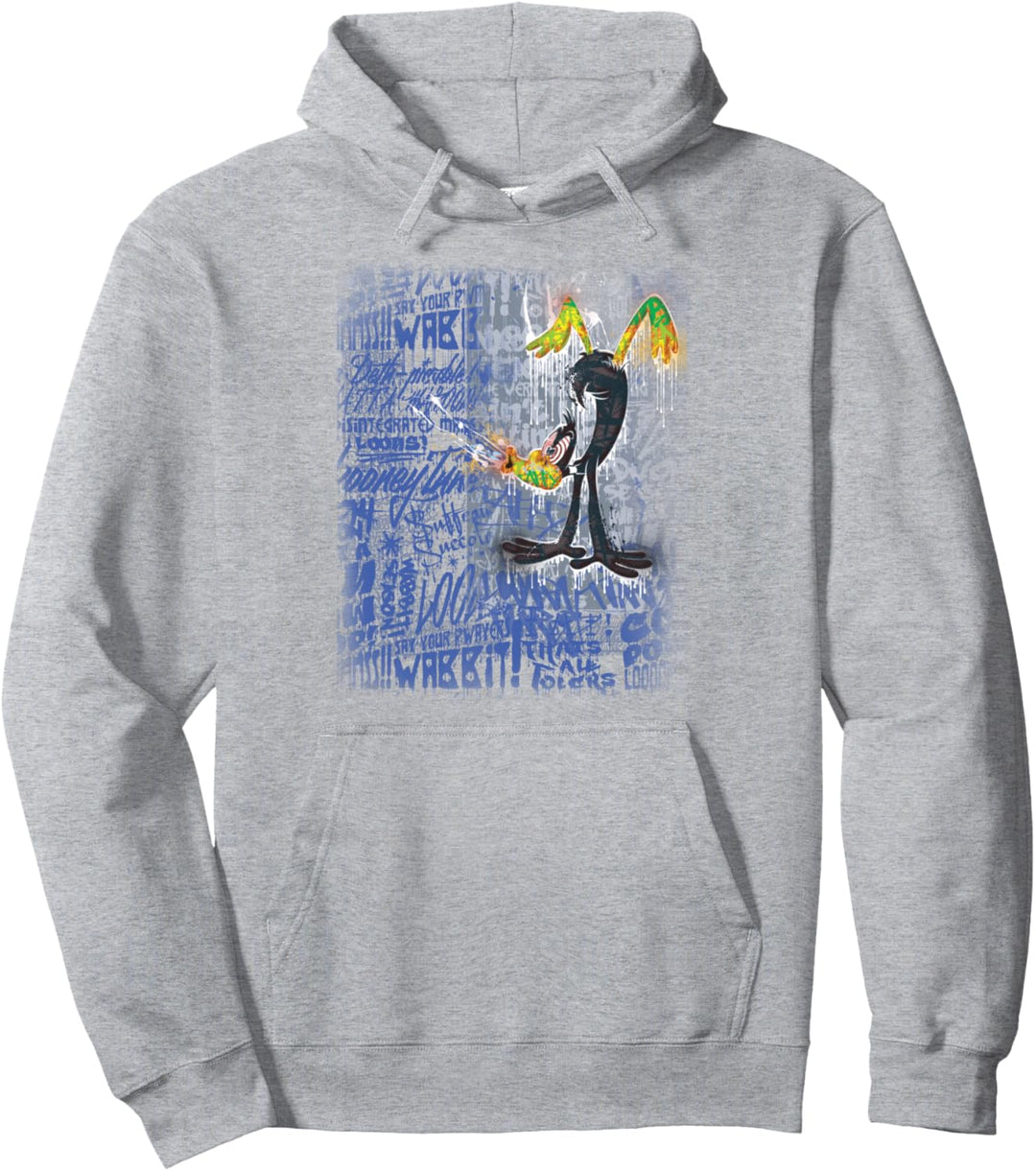 Looney Tunes Graffiti Daffy Duck Pullover Hoodie